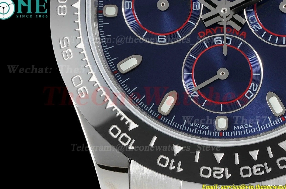 RU Dial Blue A7750 40mm OMF Daytona SS 116519 0309